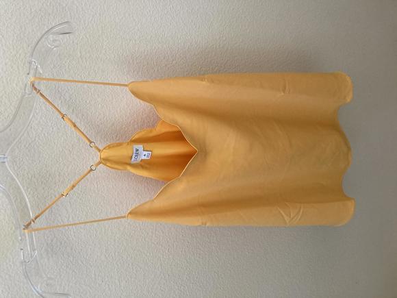 J. Crew Scalloped edge Tank Crop - Picture 1 of 3